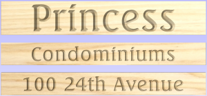 Princess Condominiums sign